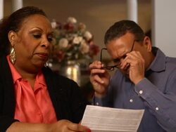 Mature Couple Discuss Financial Issues - MCU Stock Footage