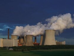 HD Coal Power Plant (Real Time) Stock Footage