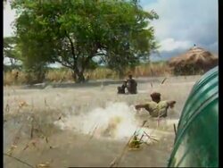 MOZAMBIQUE: FLOODING (V) News Clip