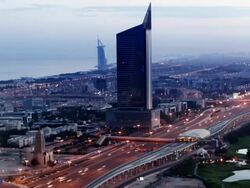 Dubai Skyline Stock Footage