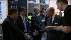 Prince Philip Duke of Edinburgh opens new Brompton Bike Factory News Clip