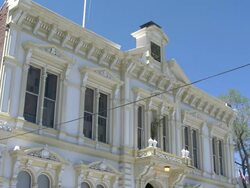 Virginia City Victorian era hotel Stock Footage