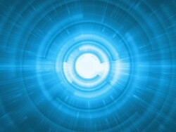 Technology Blue Background Loop Stock Footage