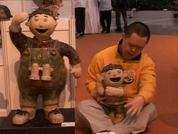 VOICED: Making happy faces out of clay News Clip