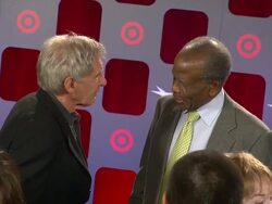 Harrison Ford and Sidney Poitier at Target Presents AFI Night At The Movies on 4/24/13 in Los Angeles, CA. Stock Footage