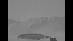 Roald Amundsen's 'Norge' begins its own attempt to cross the North Pole in 1926 News Clip