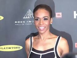 Michelle Williams at 28th Annual Rock and Roll Hall Of Fame Induction Ceremony - Arrivals 4/18/2013 in Los Angeles, CA.(Footage by WireImage Video/Getty Images Entertainment Video) Stock Footage