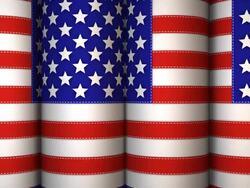 (Loop) USA Flag, Design Element Stock Footage