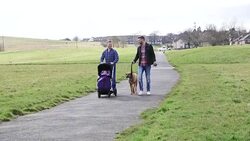 Dads day out Stock Footage