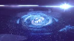 Galaxy, Nebula Space Background. Stock Footage