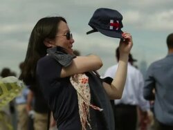 Hillary Clinton Holds Campaign Kick-Off Rally In NYC Stock Footage