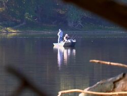 HD Fishing Long Shot_2 (1080/24P) Stock Footage