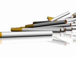 Cigarettes fall Stock Footage