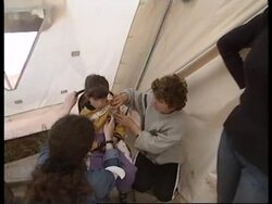 ALBANIA: KUKES: KOSOVO REFUGEE CRISIS LATEST (2) News Clip