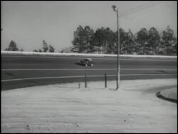 Compilation: cars on banked tracks Stock Footage