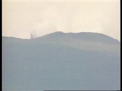 Zaire - Volcano erupts News Clip