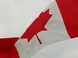 Canadian Flag Stock Footage