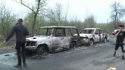 VOICED : Separatistas de Slavianks piden intervencion de Rusia News Clip