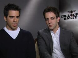 Cannes Film Festival 2009: Inglourious Basterds Interviews Stock Footage