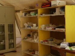 MS Doctors without borders medical tent / Juba, Central Equatoria, Sudan  Stock Footage