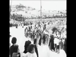 SYND 8 4 68 PALM SUNDAY PROCESSION IN THE OLD CITY IN JERUSALEM News Clip
