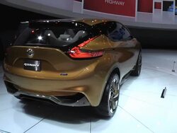2013 Nissan Resonance concept crossover montage Stock Footage