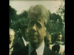 SYND 21 7 77 PRESIDENT CARTER PRESS CONFERENCE ABOUT GENEVA PEACE TALKS News Clip