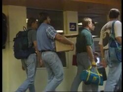 Hong Kong - Mercenaries en route to South Africa News Clip