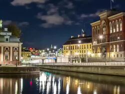 City Highway Traffic Time Lapse Stock Footage