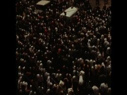 SYND 1-8-70 ARAFAT ADDRESSES CROWDS News Clip