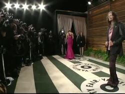 Steven Tyler On Red Carpet At Vanity Fair Event News Clip