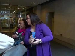 Rosie O'Donnell at the 'TODAY' show studio Stock Footage