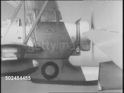 American Planes And Ships Charge Off to War News Clip