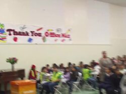 ATMOSPHERE: Children at the Demi Lovato Joins 'A Day Made Better' School Advocacy Campaign - Los Angeles at Los Angeles CA. (Footage by WireImage Video/GettyImages) Stock Footage