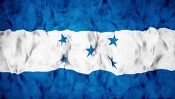 Honduras Flag Stock Footage