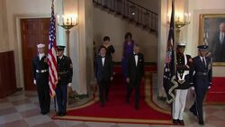 Japan's prime minister arrives at state dinner
 Instructional Video
