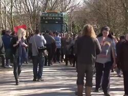 Police Leading Lorry To Fracking Site News Clip