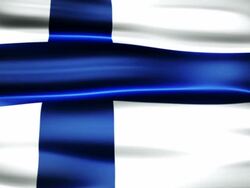 Finland Flag Stock Footage