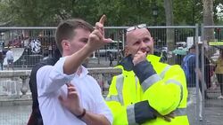 CLEAN : Worn down by terror grief: Paris cleans symbolic statue News Clip