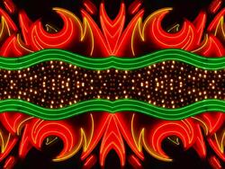 Red Flames Frame - Las Vegas, Nevada Stock Footage