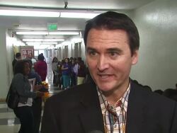 INTERVIEW: INTERVIEW: Bill Bonner on what today's event is all about. Stock Footage