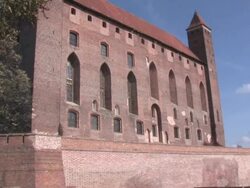 old medieval castle HD Stock Footage