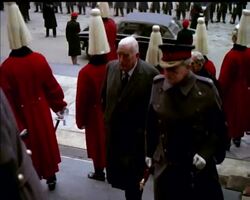 SIR WINSTON CHURCHILL - MOVIETONE NEWS JOINS THE WORLD IN A FINAL TRIBUTE News Clip