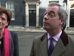 Nigel Farage Talks About Returning Government's EU Leaflet News Clip