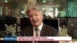 Nordea CEO Confident Can Make HQ Decision in September News Clip