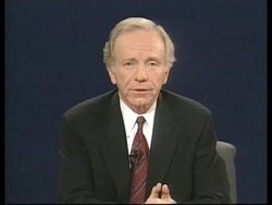 USA: CHENEY AND LIEBERMAN DEBATE News Clip