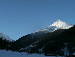 Austrian Alps Sunset Stock Footage
