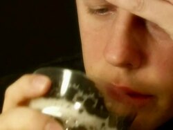 DEPRESSED DRINKER (HD/DV) Stock Footage