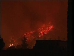 Raging wildfires threaten monastery, morning pix News Clip