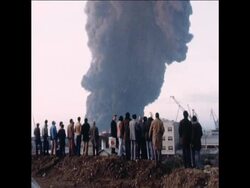 SYND 19 11 79 TANKER FIRE OFF THE COAST OF ISTANBUL News Clip